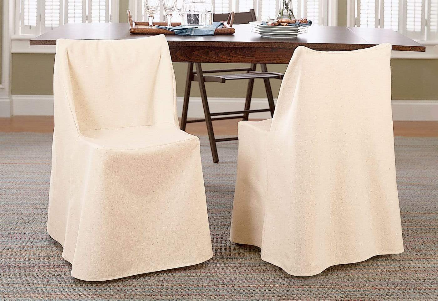Cotton Duck Folding Chair Cover Furniture Cover