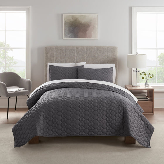 Simply Clean by Serta® Solid Comforter Quilt
