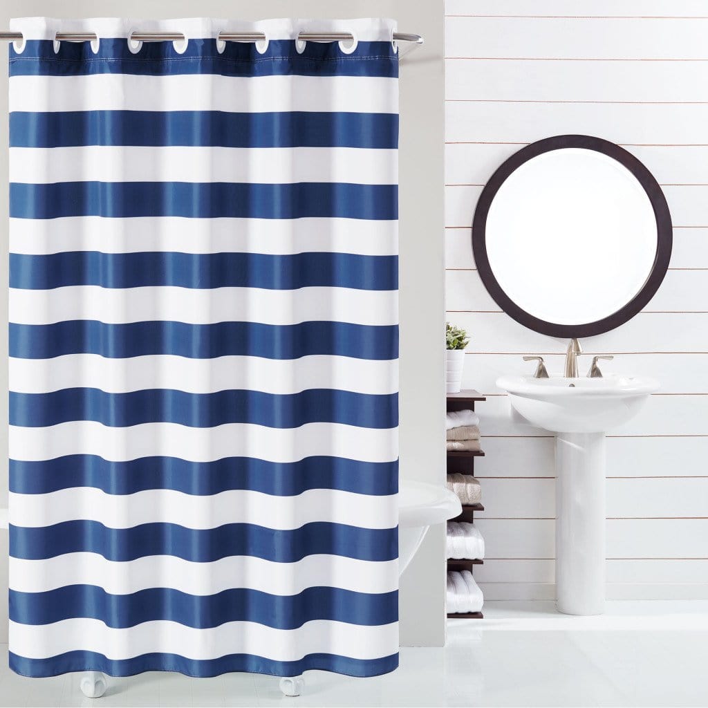 Cabana Stripe Hookless Shower Curtain