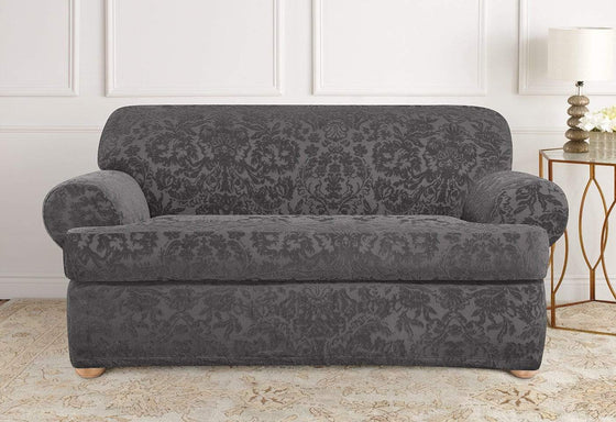 Tailored Slipcover for Loveseat with Attached Back – The Slipcover